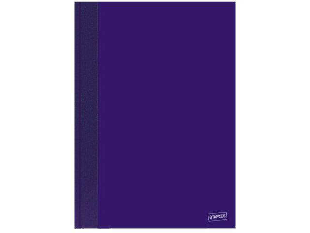 Geschäftsbuch, kariert, A4, 80 g/m², Einbandfarbe: blau, 96 Blatt