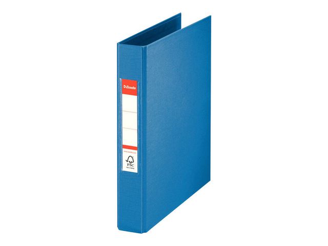 Ringbuch, PP-kaschiert, A5, 2-Ring-Reißmechanik, Ring-ø: 25 mm, blau