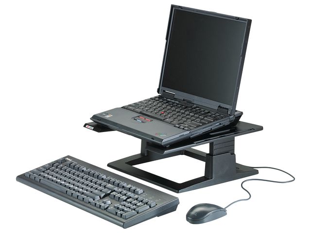 ™ Laptopständer LX500, 33 x 33 x 10,2 - 15,2 cm, schwarz