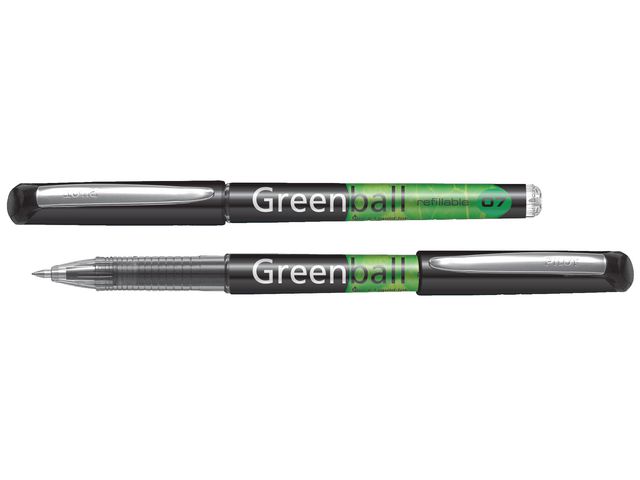 PILOT Tintenkugelschreiber BEGREEN Greenball, 0,5 mm, Schreibfarbe: schwarz