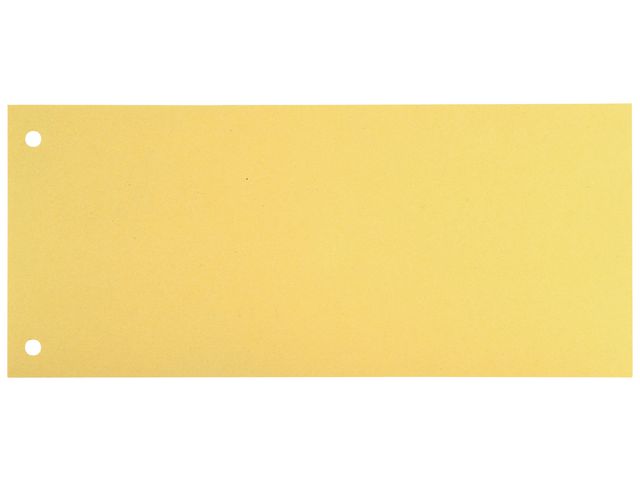 Trennstreifen, Karton rdlochung, 24 x 10,5 cm, gelb (100 Stück)