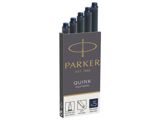 Parker Quink Long - Tintenpatrone (Packung mit 5)