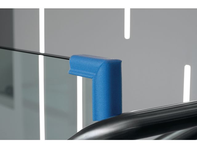 Kantenschutz, Schenkelmaße:100mm, Polyethylen, U-Form, 24 x 10 mm