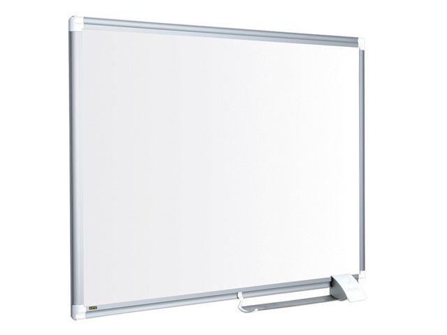 New Generation Maya Whiteboard, Magnetisch lackierte Stahloberfläche, Grauer Aluminiumrahmen, 120 x 90 cm
