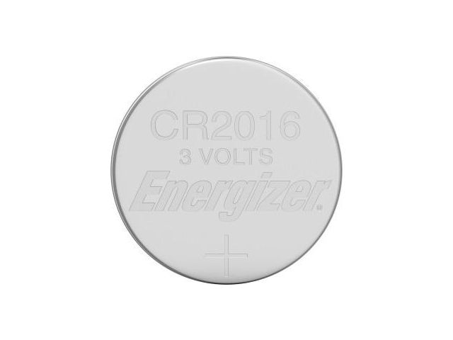Miniatur Lithium CR2016 Knopfzellen Einwegbatterie 2er-Pack
