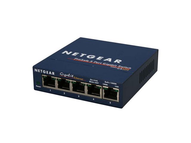 NETGEAR GS105 - Switch - 5 Anschlüsse
