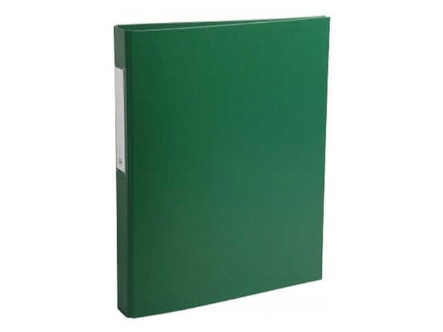  Ringbuch, Karton, A4, 2-Ring-Mechanik, Ring-ø: 25 mm, grün