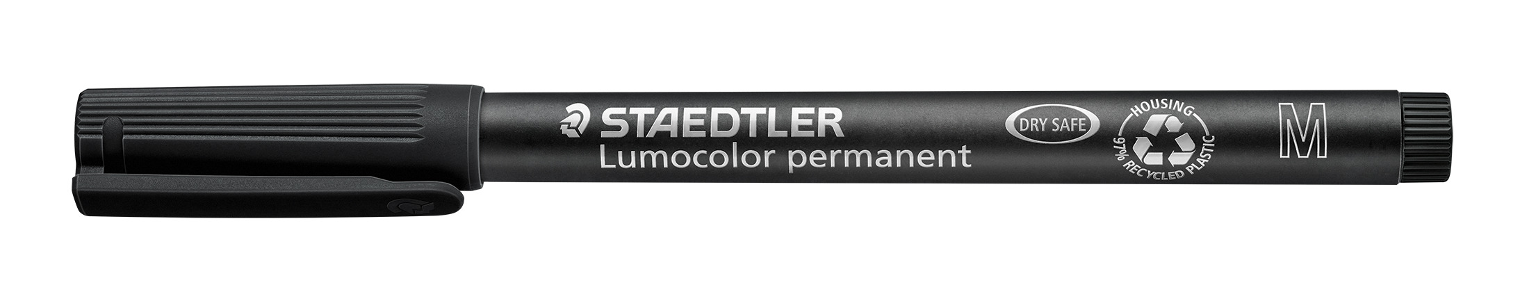 ® OH-Stift, Lumocolor® 317, M, nachfüllbar, permanent, Rundspitze, 1 mm, Schaftfarbe: schwarz, Schreibfarbe: schwarz