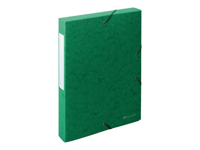 Dokumentenbox Exabox, Manilakarton, A4, 24 x 4 x 32 cm, grün