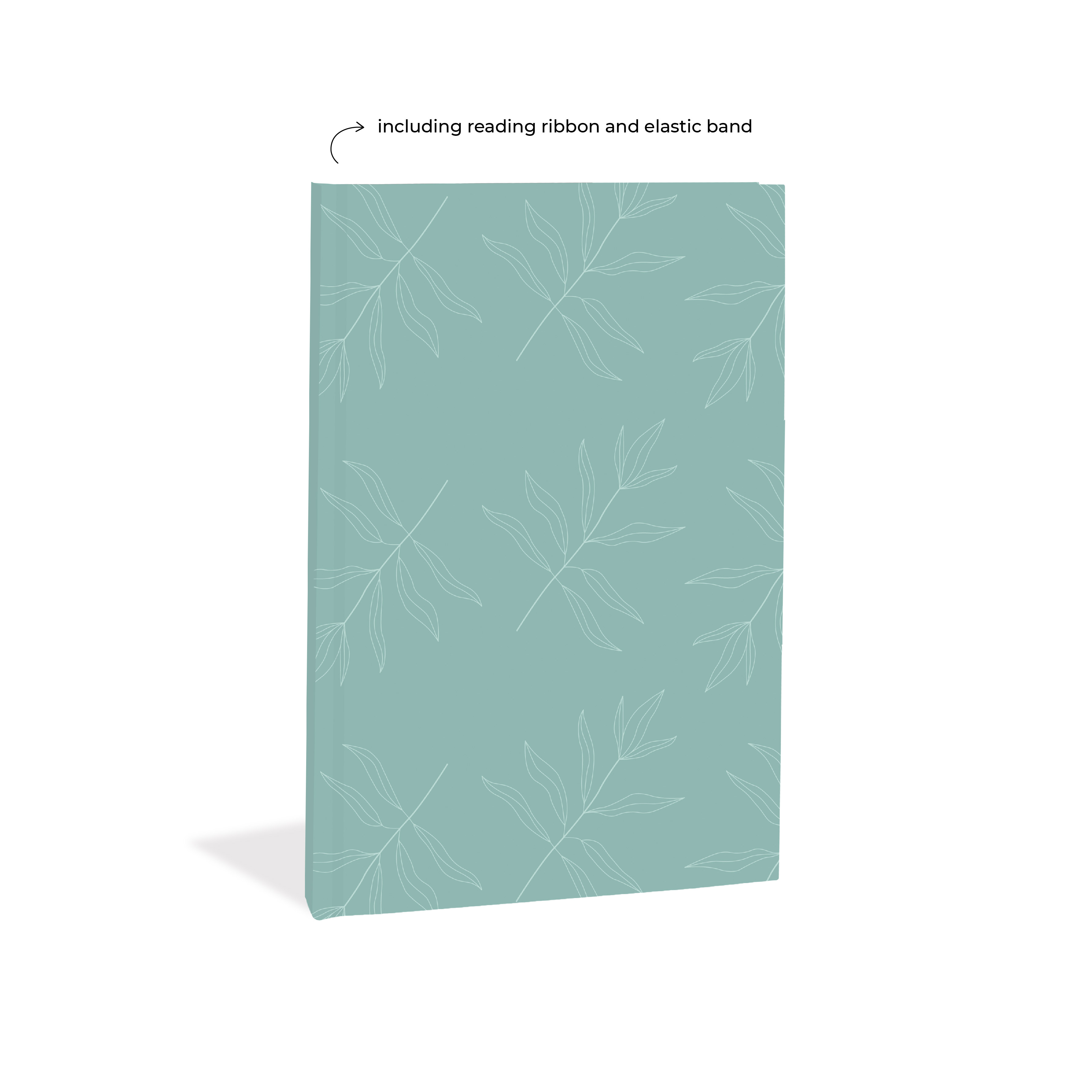 Notizbuch Leafbook, Hardcover, A5, Liniert, 48 Blatt, Air