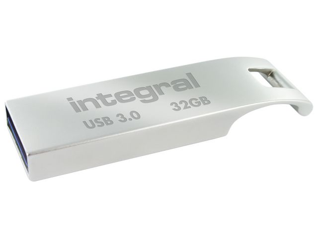 Metal ARC 32 GB USB 3.0-Speicherstick, Silber