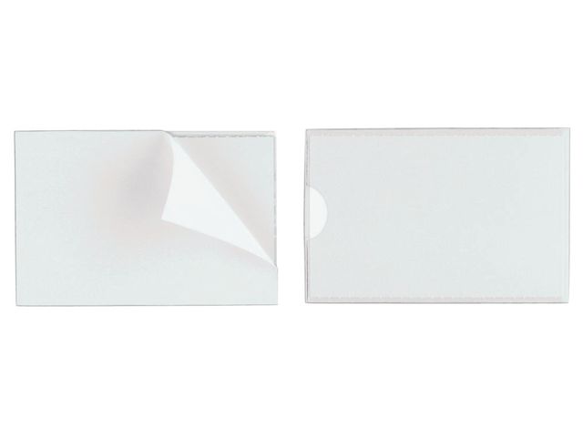 Klebetasche Pocketfix®, Visitenkarte, 94 x 63 mm, innen: 90 x 57 mm, farblos