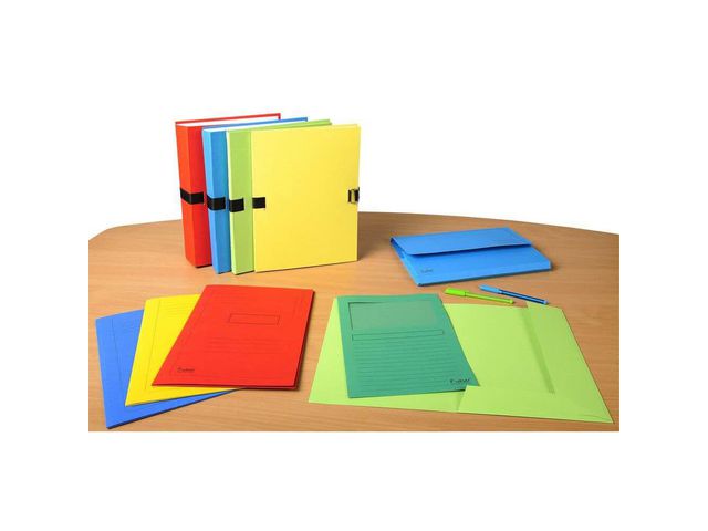 Forever® Fenstermappen DIN A4 80 Blatt Recycelte Presspappe 220 x 310 mm Verschiedene Farben 10er-Pack