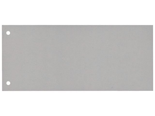 Trennstreifen, Karton rdlochung, 24 x 10,5 cm, grau (100 Stück)