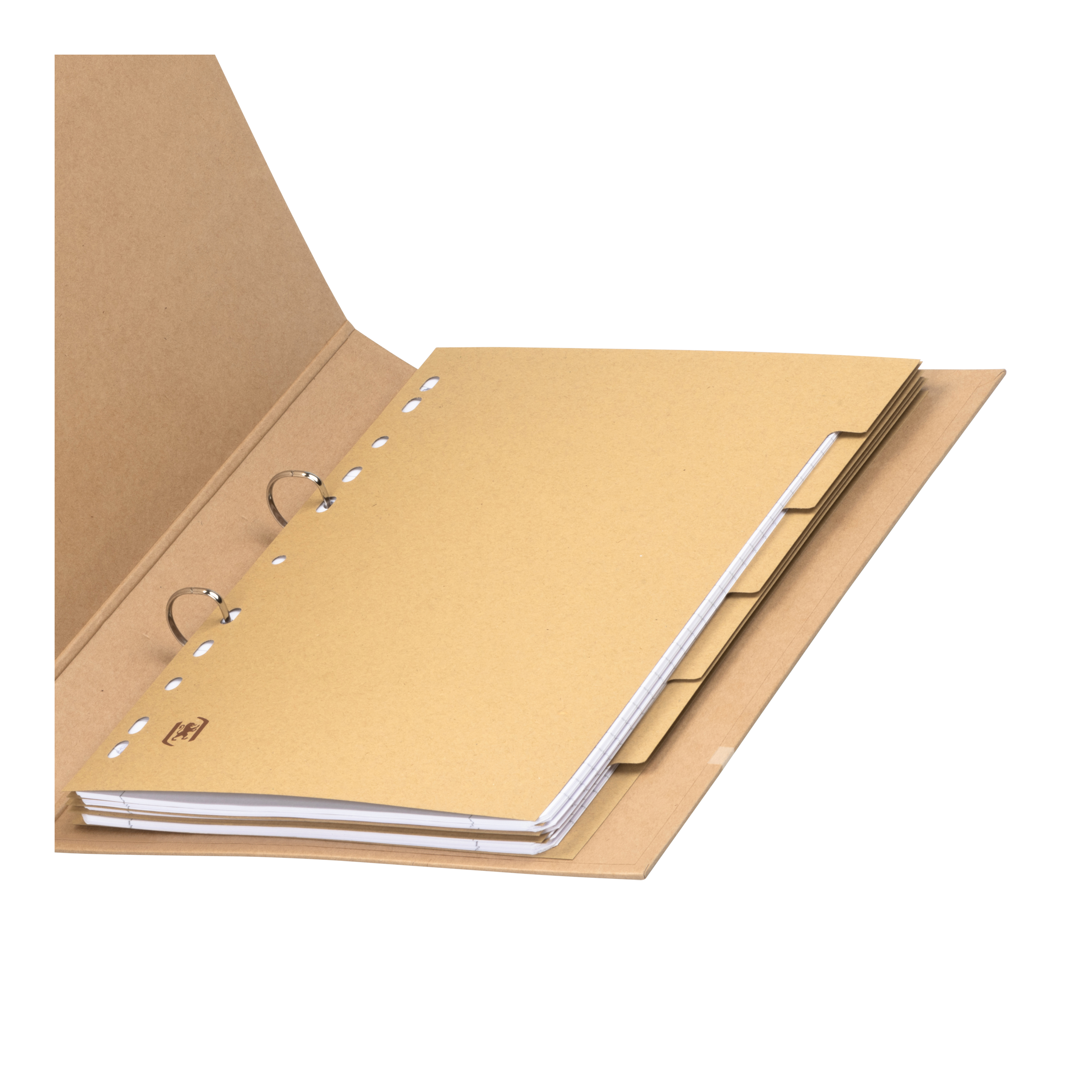 Register TOUAREG, Papier (TCF), 290 g/m², blanko, Eurolochung, A4, volle Höhe, 22,5 x 30 cm, 6 Blatt, beige