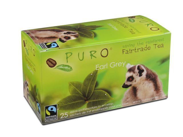 Puro Fairtrade Earl Grey - Teebeutel