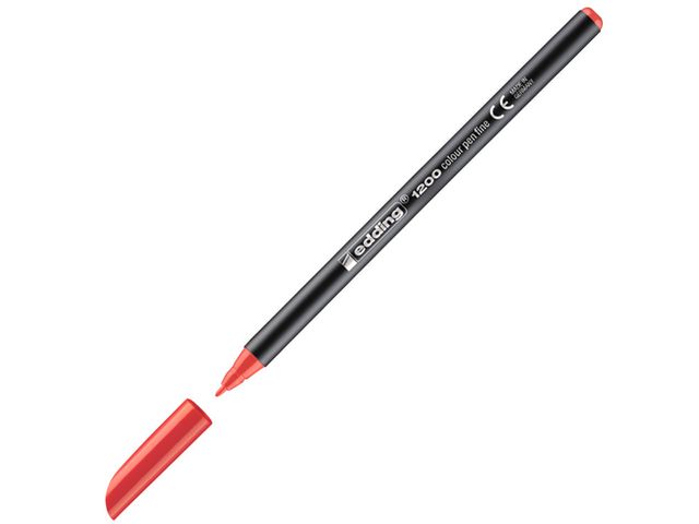 Faserschreiber 1200 color pen, 0,5 - 1 mm, Schreibfarbe: rot