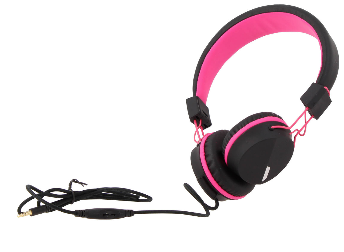 C18911GI Kopfhörer & Headset Verkabelt Kopfband Musik Schwarz, Pink