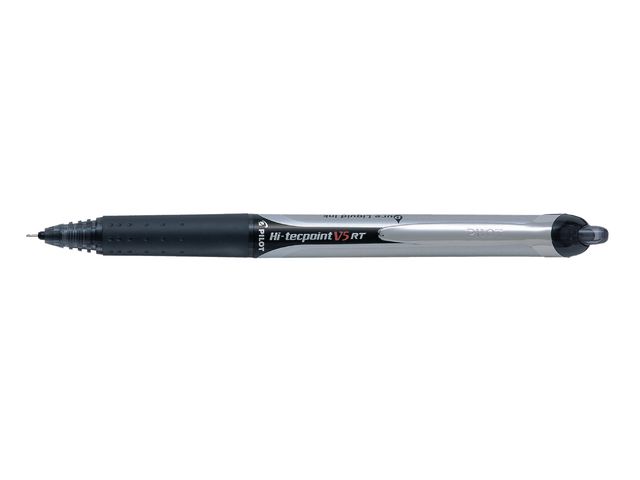 Tintenkugelschreiber, Hi-tecpoint V5 RT BXRT-V5, 0,3 mm, Schreibfarbe: schwarz