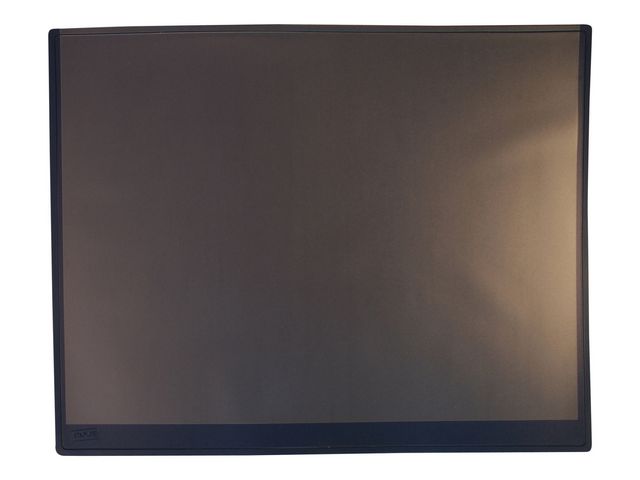 Schreibunterlage, Kunststoff, mit Vollsichtauflage, 63 x 50 cm, schwarz