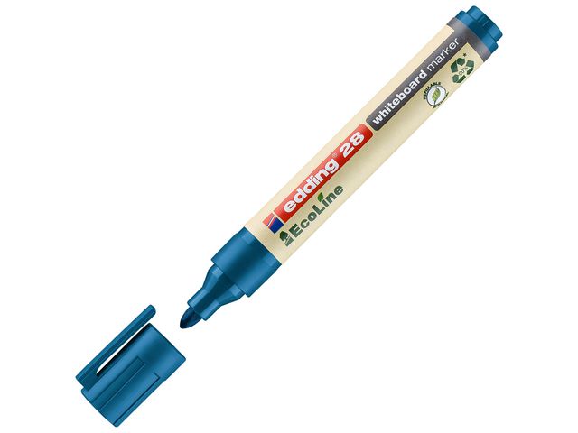 EcoLine 28 Whiteboard-Marker Rundspitze 1,5 mm Blau