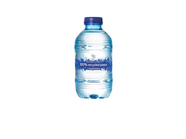 Natürliches blaues Mineralwasser, kohlensäurefrei, 0,33 Liter, PET-Flasche