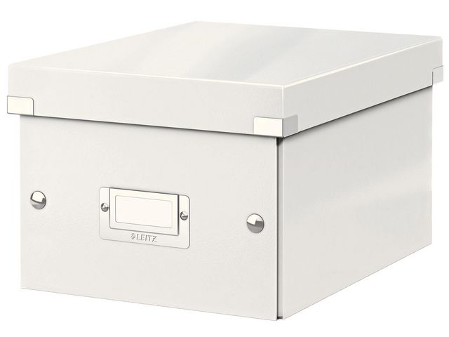 Archivbox Click & Store, mit Deckel, A5, innen: 20 x 25 x 14,8 cm, weiß