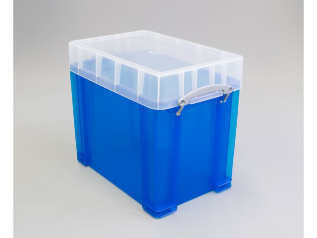 Stapelbare Aufbewahrungsbox XL, 19 Liter, Blau