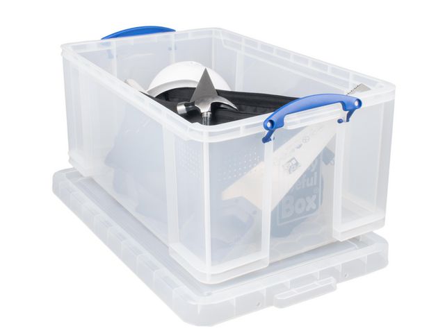 2 x Robusto-Box mit Deckel 64 L graphite Aufbewahrungsbox Box Kiste 