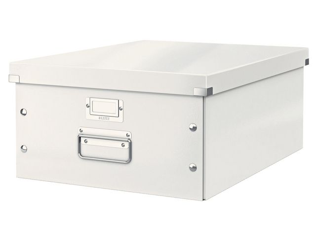 Archivbox Click & Store, mit Deckel, A3, innen: 35 x 45 x 18,8 cm, weiß