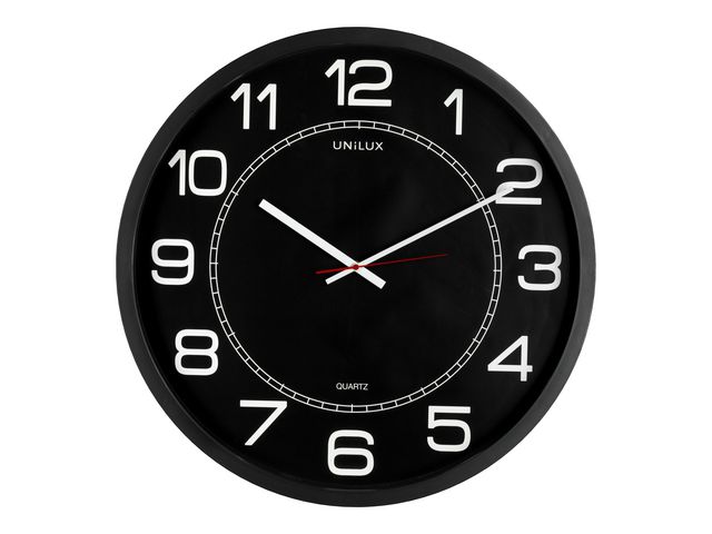  MEGA - Uhr - 57.5 cm - Schwarz