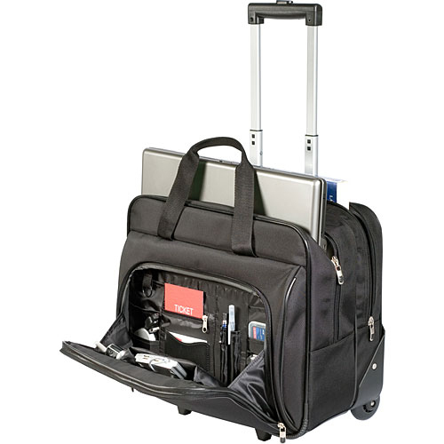 Mobile Roller Bag - Laptop Trolley, 16 Zoll, Schwarz