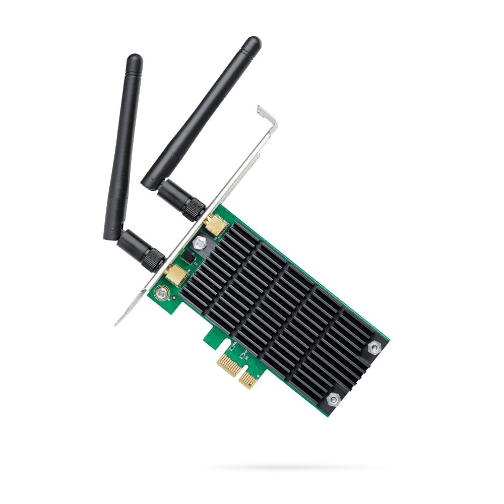 AC1200 Wi-Fi PCI Express Adapter  867Mbps at 5GHz + 300Mbps at 2.4GHz  Beamforming