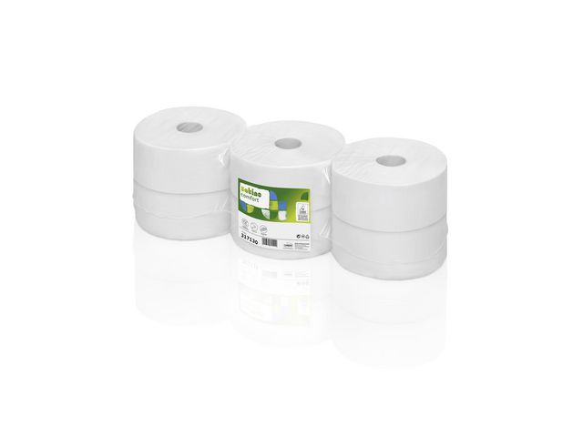 Premium Jumborollen Toilettenpapier, 2-lagig, 380 m, Weiß
