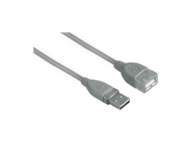 Verbindungskabel DVI Dual Link, 2 x DVI - Stecker/Stecker, Länge: 1,8 m, grau