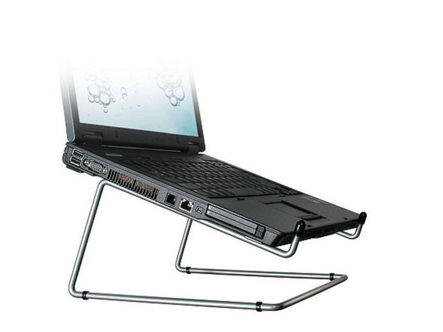 Steel Office Laptopstandaard, 10 - 22 inch, Zilver