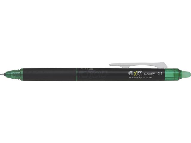 FriXion Point Clicker Gel Pen Roller mit Klicksystem, Synergy Point 0,5 mm, Grün