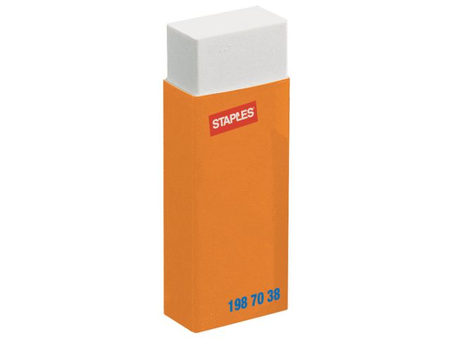 Radierer, mit Schutzhülle, Kunststoff, für: Bleistifte, 61 x 22 x 10 mm, weiß