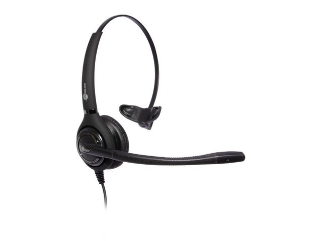 501S-PM On-Ear-Mono-Headset, verkabelt, QD, schwarz