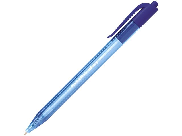 InkJoy 100 RT, Druckkugelschreiber, Mittelstarke 1-mm-Spitze, Blauer Schaft, Blaue Tinte