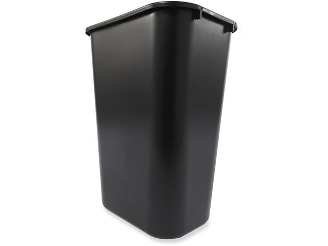 Rubbermaid® Commercial Products Papierkorb, für Innenbereich, PE, rechteckig, 39 l, 387 x 279 x 505 mm, schwarz
