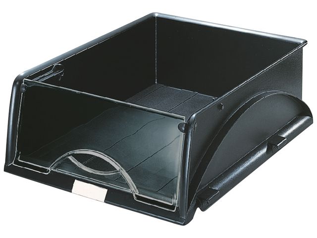 Briefkorb Sorty A4, Kunststoff, A4, 285 x 385 x 125 mm, schwarz