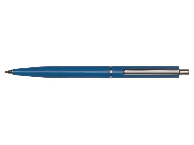 Kugelschreiber, Druckmechanik, M, Schaftfarbe: blau, Schreibfarbe: blau