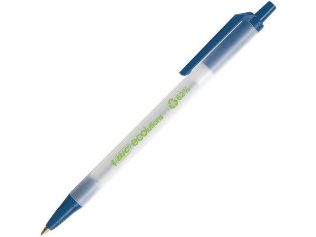 Kugelschreiber ecolutions® Clic Stic™, Druckmechanik, 0,4 mm, Schreibfarbe: blau