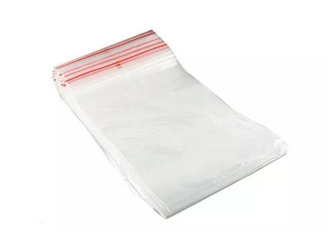 Grip Seal Polyethylen-Beutel Wiederverschließbar Transparent 70 x 100 mm 100er-Pack