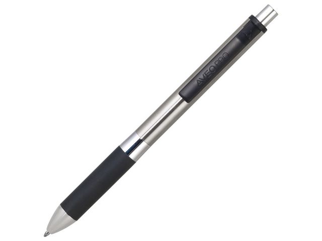 Kugelschreiber, AveoPro™, nachfüllbar, Druckmechanik, M, Schreibfarbe: blau