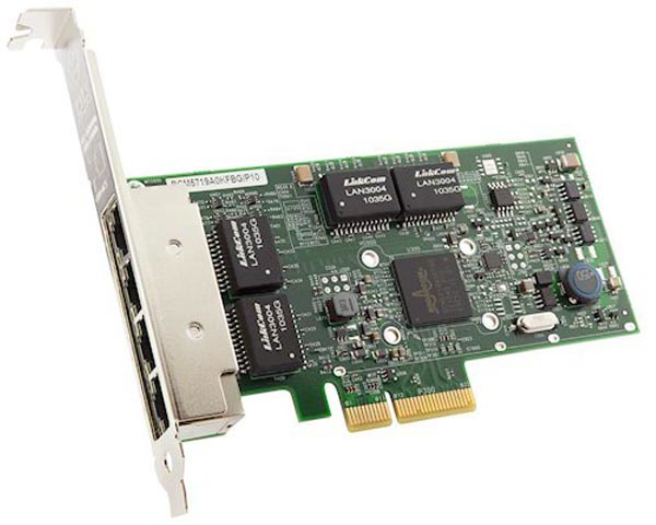 ThinkSystem Broadcom NetXtreme PCIe 1Gb4-Port RJ45 Ethernet Adapter