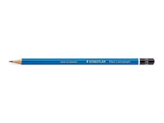 ® Bleistift Mars® Lumograph® 100, sechseckig, HB, Schaftfarbe: blau