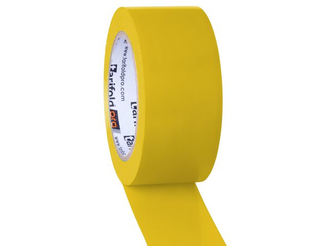 Markierungsband zur Bodenmarkierung, 50 mm x 33 m, Gelb