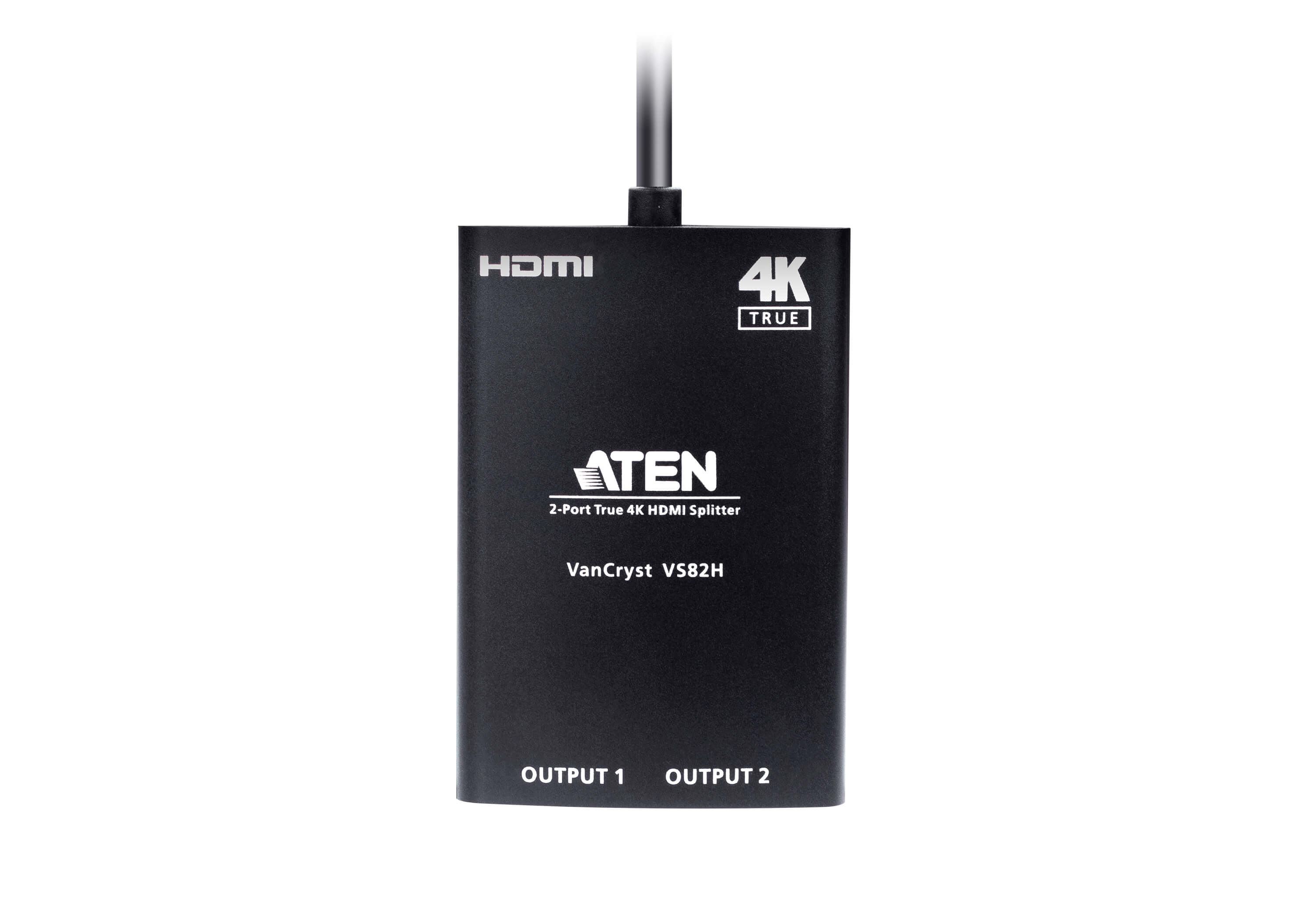 Aten 2-Port True 4K HDMI Compact Splitter with Fixed HDMI Input